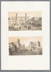 Deux vues de Tabriz
