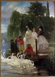 Le repas des cygnes