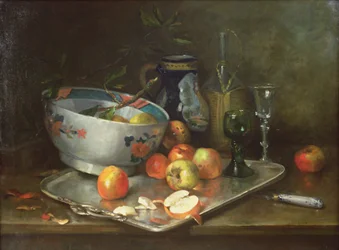 Nature morte avec des pommes