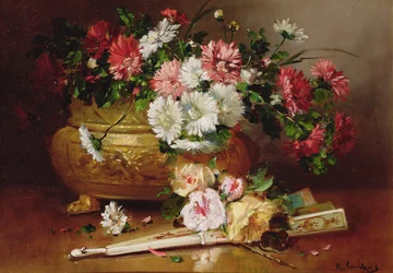 Nature morte avec un éventail