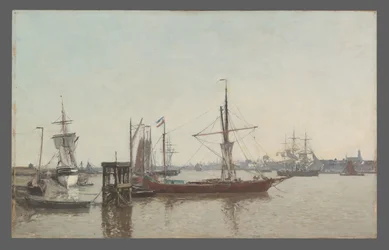 Anvers : Vue du port depuis la Tête de Flandres