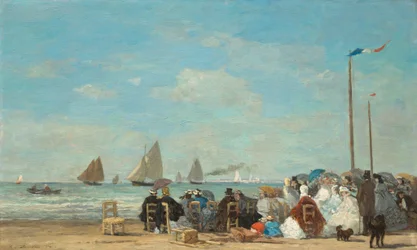 Scène de plage à Trouville, 1863