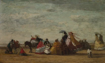 Scène de plage, c. 1865-1867