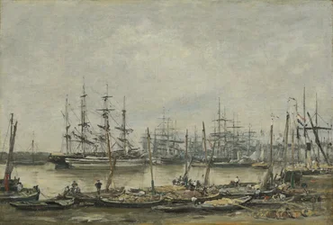 Bordeaux, les quais, 1874