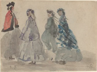 Quatre femmes à Trouville