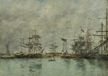Scène de port