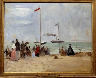 Sur la plage de Trouville