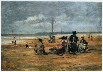 Sur la plage, 1880