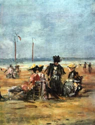 Sur la plage (détail), 1880