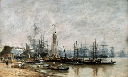 Le port de Bordeaux, 1874