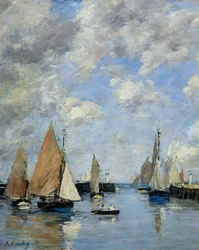 La Jetée à marée haute, Trouville