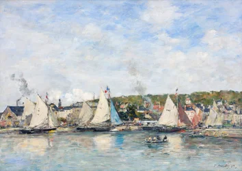 Le port de Trouville, 1893