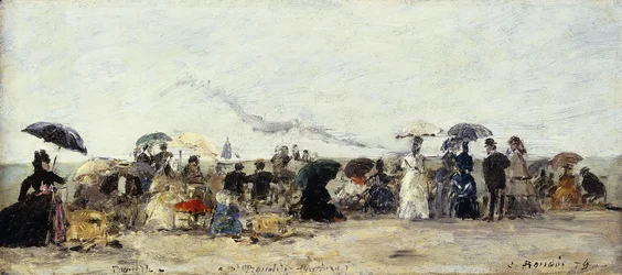 Trouville, Scène de Plage