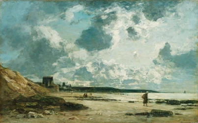 Trouville, les rochers noirs, c.1860-1865