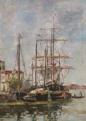 Venise, le quai de la douane