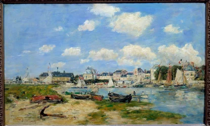 Vue de la plage de Trouville