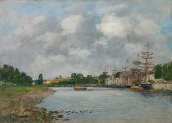 Vue du port de Saint-Valéry-sur-Somme, 1891