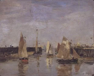 Yachts dans le port