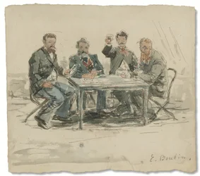 À la ferme Saint-Siméon, c. 1867
