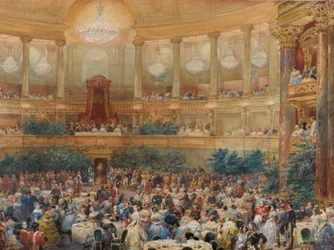 Le dîner à Versailles en présence de Napoléon III