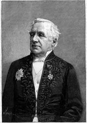 Portrait du Baron Félix Hippolyte Larrey (1808-1895), chirurgien français, membre de l