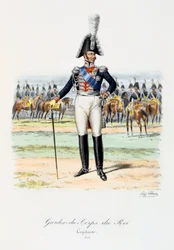 Gardes-du-Corps du Roi, Capitaine, 1814