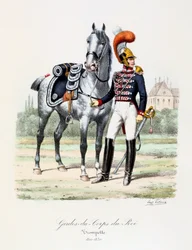 Gardes-du-Corps du Roi, Trompette, vers 1820-30
