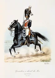 Grenadiers à cheval du Roi, Grande Tenue, 1814-15