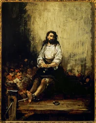 Le bagnard (peinture sur toile)