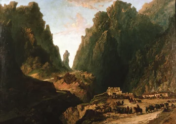 Paysage avec contrebandiers