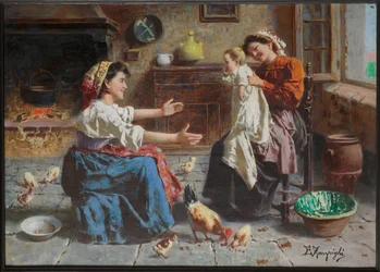 Rencontre de Deux Femmes et un Bébé