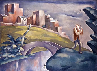 Paysage avec une figure humaine