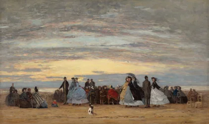 La plage à Villerville