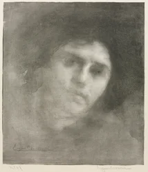 Madame Eugène Carrière (grande planche)