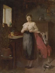 Femme dans un intérieur
