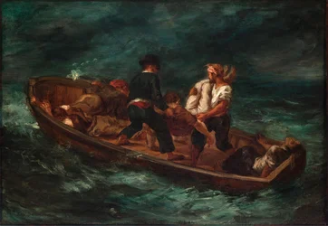 Après le Naufrage (Barge de Don Juan - corps mort jeté à la mer)