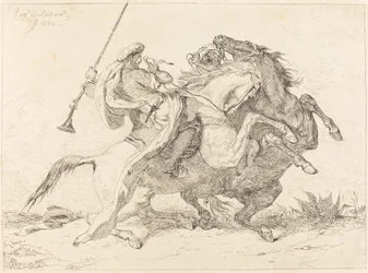 Rencontre de Cavaliers Maures, 1834