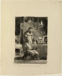 Faust dans son étude