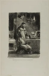 Faust dans son étude, de Faust