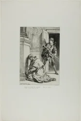 Hamlet tente de tuer le roi, planche 8 de Hamlet