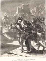 Hamlet souhaite suivre le fantôme de son père Acte I, Scène IV, 1835