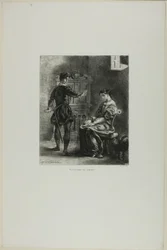 Hamlet et Ophélie, planche 5 de Hamlet