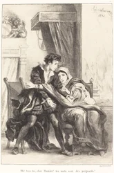 Hamlet et la Reine (Acte III, Scène IV)