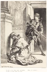 Hamlet est tenté de tuer le roi Acte III, Scène III, 1834-1843