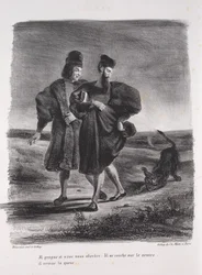 Illustrations pour Faust : Faust, Méphistophélès et le barbet