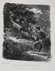Illustrations pour Faust : Faust et Méphistophélès dans les montagnes du Harz
