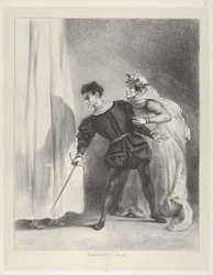 Le meurtre de Polonius, 1834-43, 1834-43