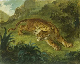 Tigre et serpent, 1854-1858