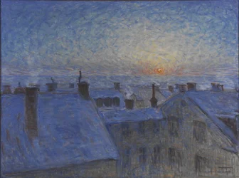 Lever de soleil sur les toits de Stockholm, 1903