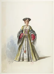 Btv1b84558104 20 - Saint-Saëns - Henry VIII - Maquettes de costumes - Lacoste - 20e Costume